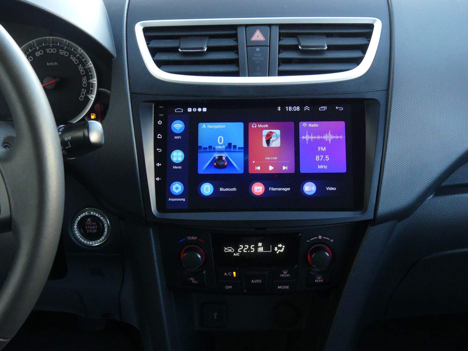 SUZUKI Swift Comfort Touch-Display Sitzheizung