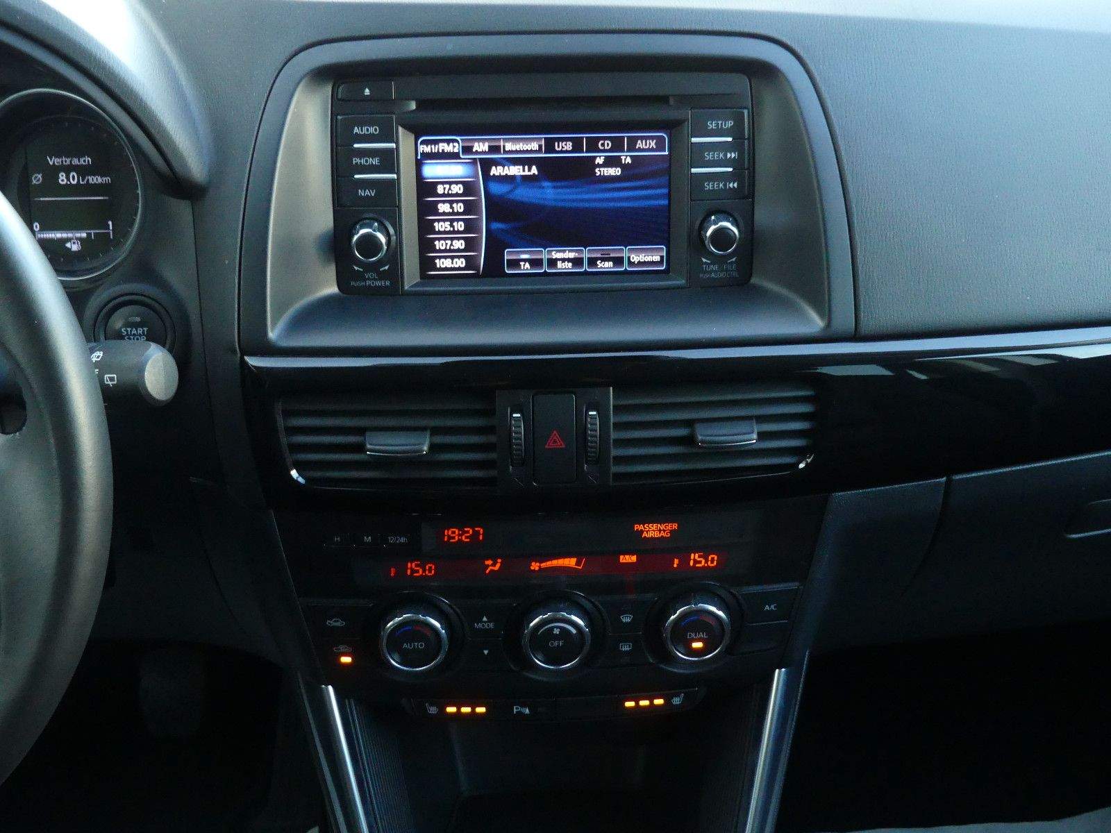 MAZDA CX-5 Center-Line Xenon PDC Spurhalte. Totwinkel.